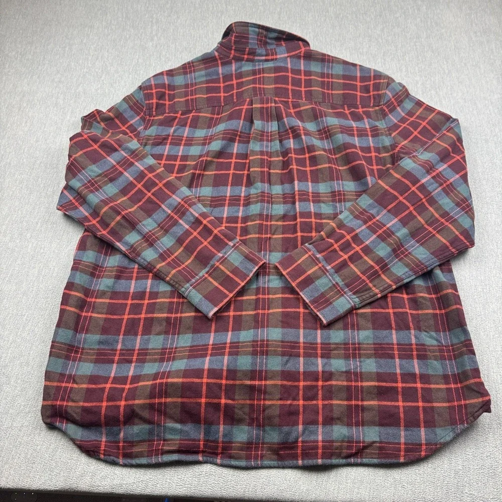 The North Face Shirt Mens 2XL‎ XXL Red Plaid Arroyo Flannel Organic Cotton NWT